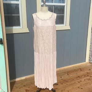 20s style drop waist dress size xl